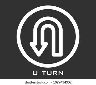 U Turn icon