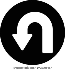 u drehen Vektorsymbol
