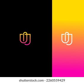 U, UU Letter Logo Vector Template Abstract Monogram Symbol 