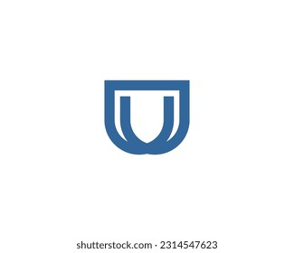 U UU Logo design vector template