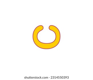 U UU logo design vector template