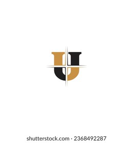 U or UU logo and icon design