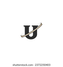 U or UU logo and icon design