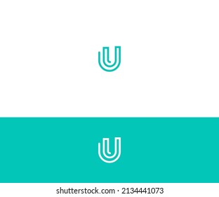 U, UU, UUU Letter Logo Design vector Template