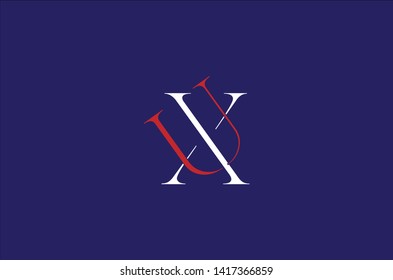 u x initials logo for company