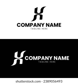 U X letter logo design adobe illustator 