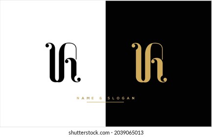 UA ,AU Abstract Letters Logo monogram