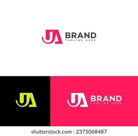 UA, AU letter branding logo