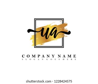 UA Initial handwriting logo concept