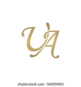 UA initial monogram logo