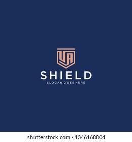 UA letter shield icon