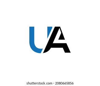 UA Logo Icon Design Concept Illustration.	