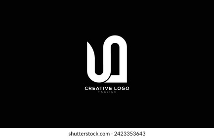 UA UN Abstract initial monogram letter alphabet logo design