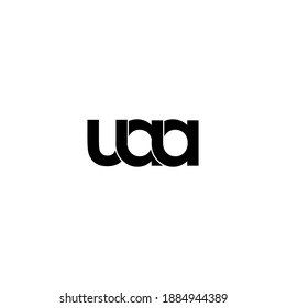uaa letter original monogram logo design