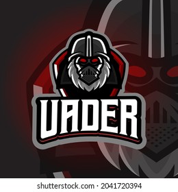 Uader Esport logo. Suitable for team logo or esport logo and mascot logo, or tshirt design.