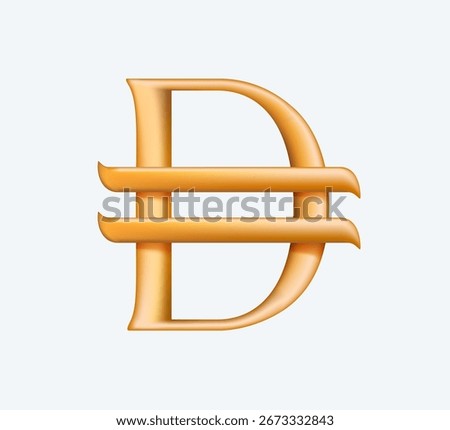 UAE Dirham golden 3D vector illustration, Dirham Currency sign, dirham symbol new, UAE new currency sign, dirham-coins, gold coins with UAE currency logo, United Arab Emirates