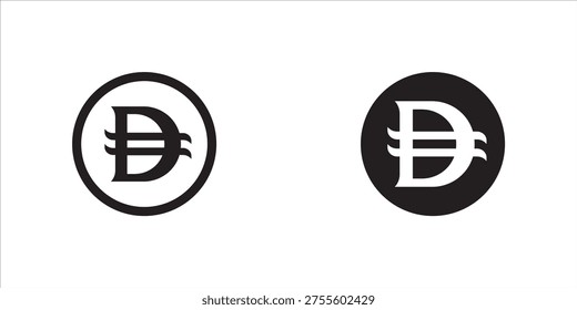 UAE Dirham icon set symbol vector illustration, Dirham Currency sign, dirham symbol new, UAE new currency sign, dirham-coins, gold coins with UAE currency logo, United Arab Emirates Dirham Logo isolated. Vector illustration, eps10.
