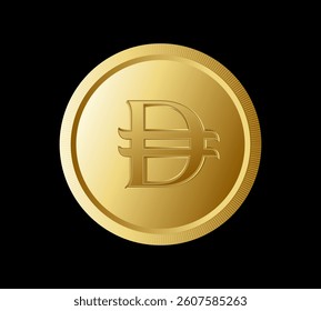 UAE Dirham symbol vector illustration, Dirham Currency sign, dirham symbol new, UAE new currency sign, dirham-coins, gold coins with UAE currency logo, United Arab Emirates Dirham Logo isolated.
