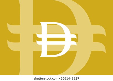 UAE Dirham symbol vector illustration icon with background, Dirham Currency sign, dirham symbol new, UAE new currency sign, dirham-coins, gold coins with UAE currency logo gold color.