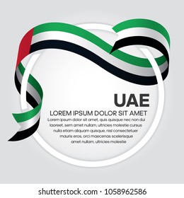 UAE flag background