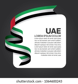 UAE flag background
