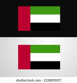 UAE Flag banner design