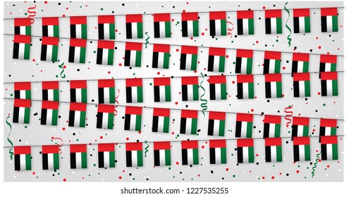 UAE Flag Day Bunting