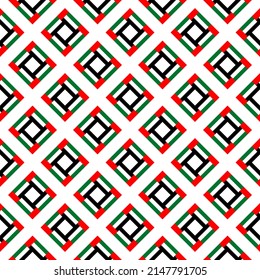 uae flag pattern. vector illustration