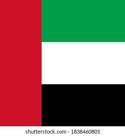 UAE Flag Square official flags