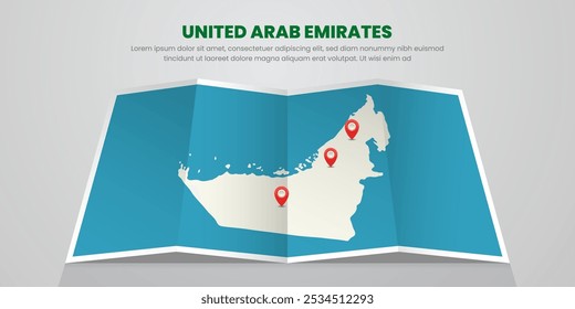 Utilice el mapa de viaje con el diseño de la ubicación de la etiqueta del alfiler