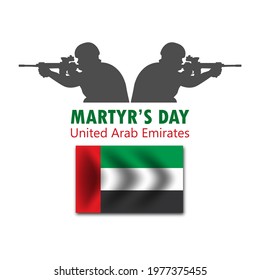 UAE Martyr's day , Vector Illustration.