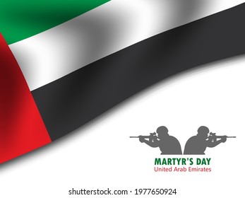UAE Martyr's day , Vector Illustration.