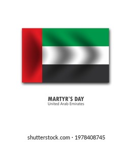 UAE Martyr's day , Vector Illustration.