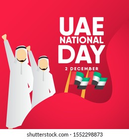 UAE National Day Celebration Vector Template Design Illustration