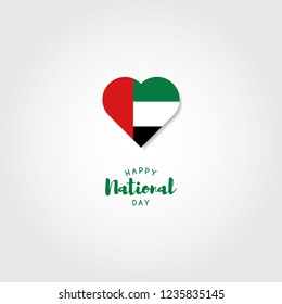 UAE National Day design template. Vector eps 10