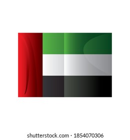 UAE National day, spirit of the union flag vector illustration