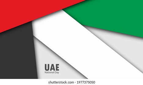UAE National Day, Vector Illustration.