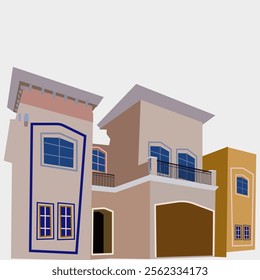 UAE villa, united Arab emeritus hose, Qatar, Arab Gulf, people home, windows, Garage, Door, Build, Building