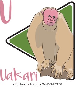 Uakari is a short-tailed South American monkey. Their bodies are covered with long, loose hair but their heads are bald. These monkeys have the most striking red facial skin of any primate.