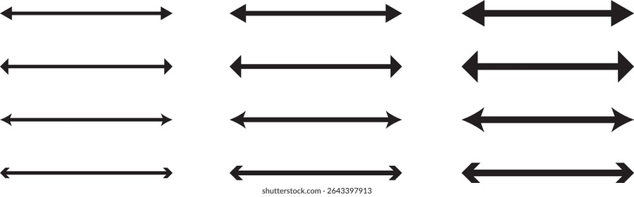 ilustração vetor de seta semicírculo duplo, curva semicircular, direção, design de aplicativo e logotipo, ícone de seta azul