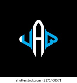 Diseño creativo del logotipo de la carta de la UAQ con gráfico vectorial