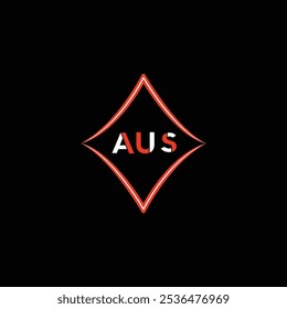 Logo-Design für abstrakte Buchstaben von UAS. Anfangs-Vektorsymbol.