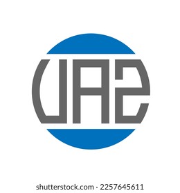 UAZ letter logo design on white background. UAZ creative initials circle logo concept. UAZ letter design.