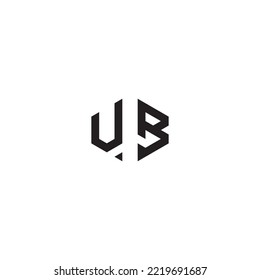 UB abstract concept in high quality professional design that will print well across any print media