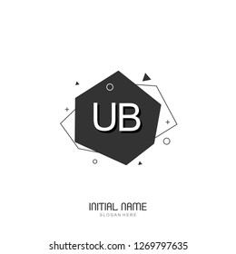 UB Initial logo template vector