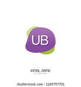 UB Initial logo template vector