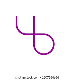 ub logo design simple modern template