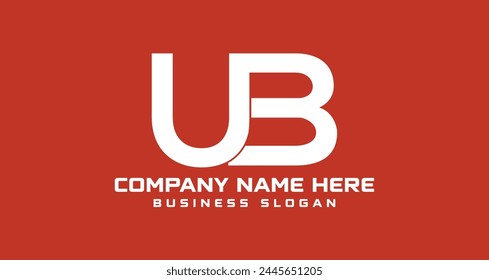 UB Logo Design Or U3 company group linked letter logo