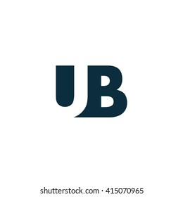 Ub Logo Vector Graphic Branding Letter Stock Vector (royalty Free 