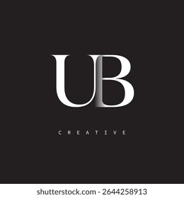 UB Monogram Logo Minimal Elegant Letter mark for Luxury, Fashion   Creative Brands	
